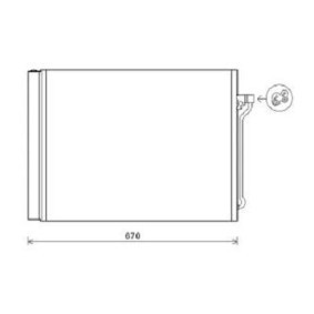 Condensador, ar condicionado DCC1574