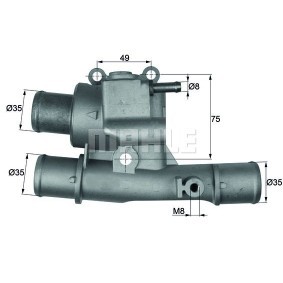 BEHR THERMOT-TRONIK KTM Termóstato, líquido de refrigeração TI 6 80