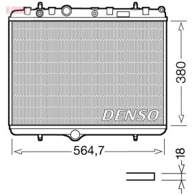 DENSO DS Radiador, arrefecimento do motor DRM21055