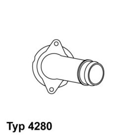 WAHLER SSANGYONG Termóstato, líquido de refrigeração 4280.85D