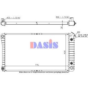 AKS DASIS PONTIAC Radiador, arrefecimento do motor 520810N