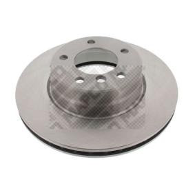 MAPCO Peças: Disco de travão 25780
