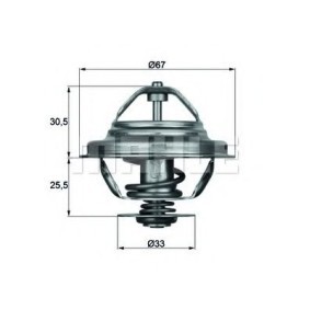 BEHR THERMOT-TRONIK ALPINA Termóstato, líquido de refrigeração TX 27 71D