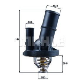 BEHR THERMOT-TRONIK DACIA Termóstato, líquido de refrigeração TX 100 89D