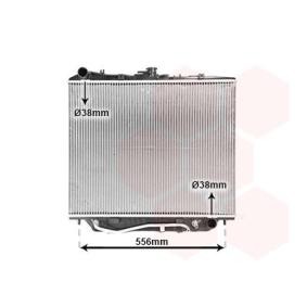 VAN WEZEL ISUZU Radiador, arrefecimento do motor 37002179