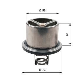 GATES DAF Termóstato, líquido de refrigeração TH07882