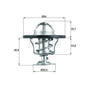 BEHR THERMOT-TRONIK DAF Termóstato, líquido de refrigeração TX 98 82