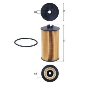 KNECHT VOLVO C303 autopeças: Filtro de óleo OX 401D