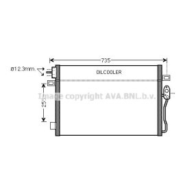 Condensador, ar condicionado CR5100