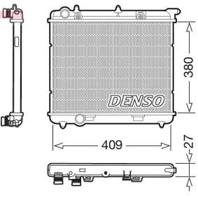 DENSO DS Radiador, arrefecimento do motor DRM21024