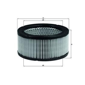 MAHLE ORIGINAL VOLVO XC40 autopeças: Filtro de ar LX 213