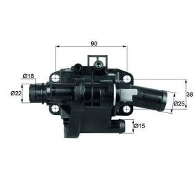 MAHLE ORIGINAL SANTANA Termóstato, líquido de refrigeração TH 41 83