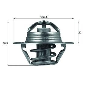 LAGUNA Termóstato, líquido de refrigeração TX 88 88D MAHLE ORIGINAL