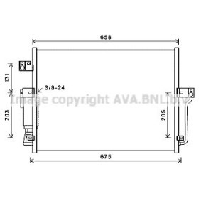 Condensador, ar condicionado DW5118D