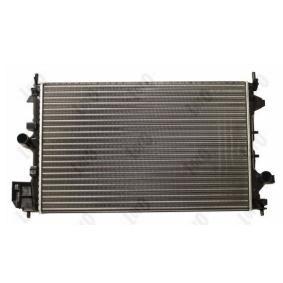ABAKUS CADILLAC Radiador, arrefecimento do motor 037-017-0085