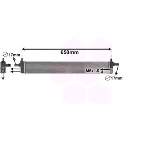 VAN WEZEL LEXUS Radiador, arrefecimento do motor 53002713