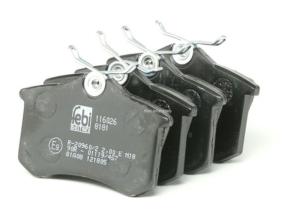 OEM 6X0698451 FEBI BILSTEIN Jogo de pastilhas para travão de disco 116026 para VW, FORD, AUDI, SEAT, VOLVO