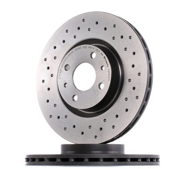 1X BRAKE DISC BREMBO 09.4939.75