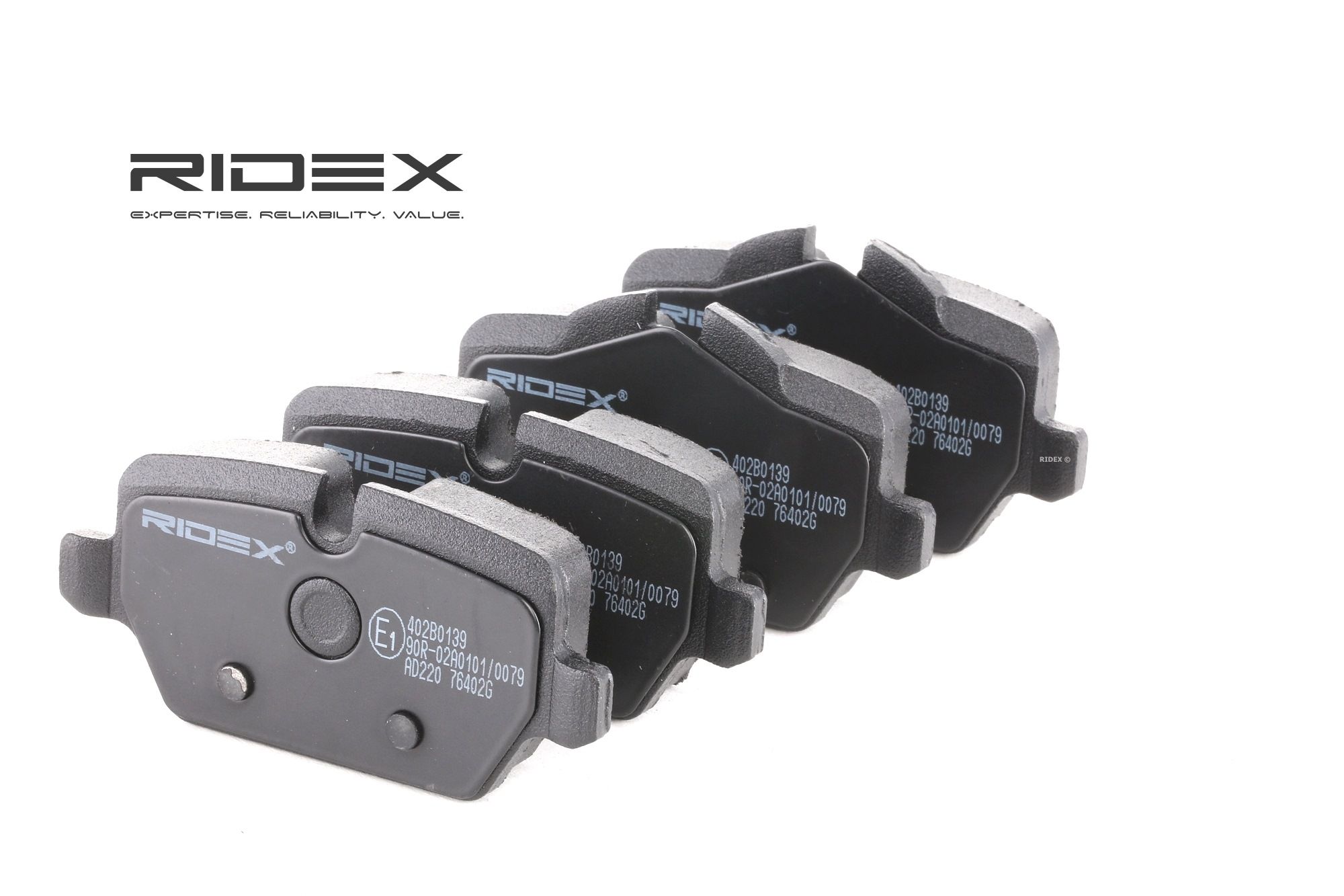 RIDEX 402B0139 Brake Pad Set, disc brake — Discounts today