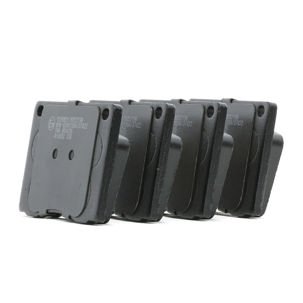 RIDEX Kit pastiglie freno, Freno a disco 402B0806 1000-Serie Kit pastiglie freno, Freno a disco 402B0806 RIDEX