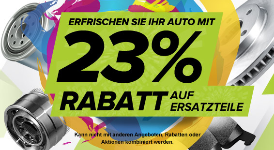 Top Angebote: 23% Rabatt auf Autoteile, die Sie so sehr lieben