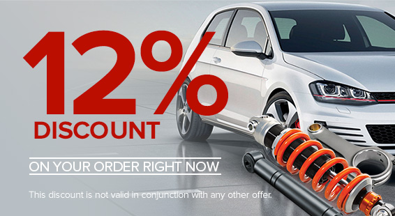Best offers: 12% discount on auto parts that you love so much
