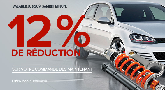 Meilleures offres: 12% de réduction sur vos pièces détachées préférés