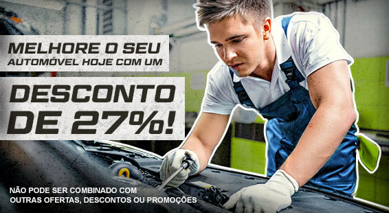 Obtenha 27% de DESCONTO em peças de reposição