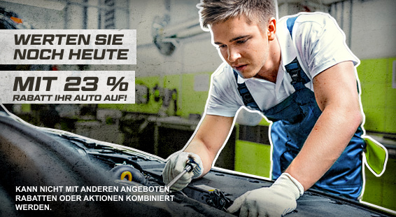 Erhalten Sie 23 % Rabatt auf Ersatzteile