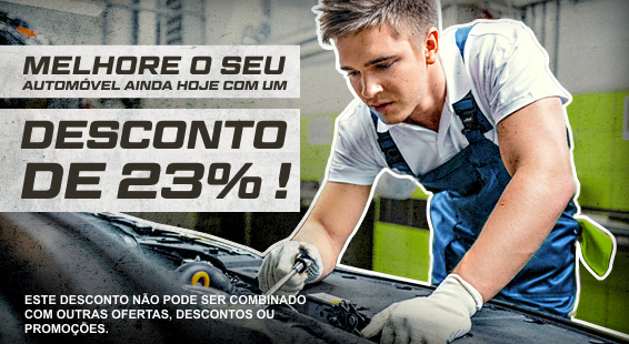 Obtenha 23% de DESCONTO em peças de reposição