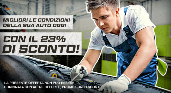 Le migliori offerte: Sconto del 23% sui ricambi auto