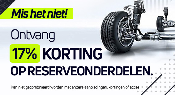De beste aanbiedingen: 17% korting op onderdelen