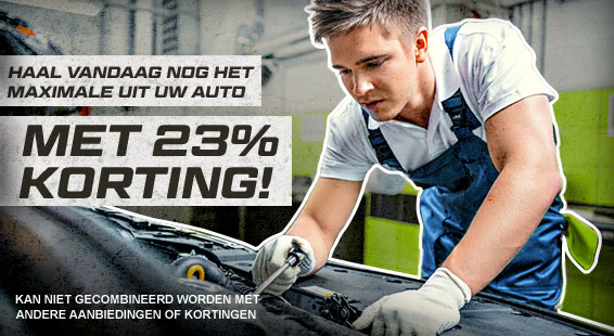 De beste aanbiedingen: 23% korting op onderdelen