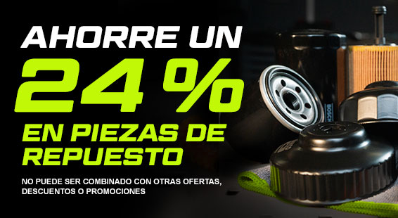 Las mejores ofertas: 24% de descuento en repuestos de coches