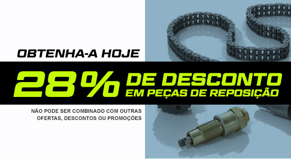 Aas melhores ofertas: 28% de desconto em peças de carros