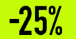 25% korting