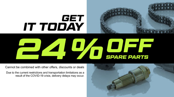 Best offers: 24% discount on auto parts that you love so much