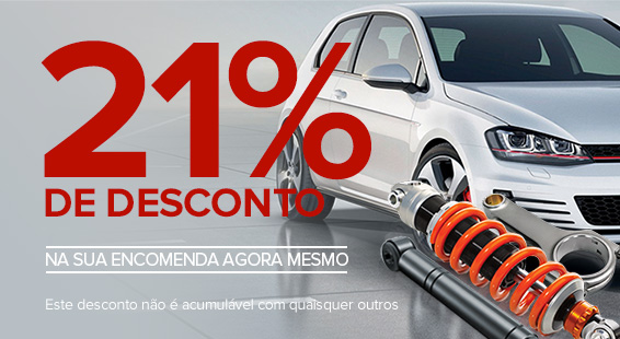 Aas melhores ofertas: 21% de desconto em peças de carros