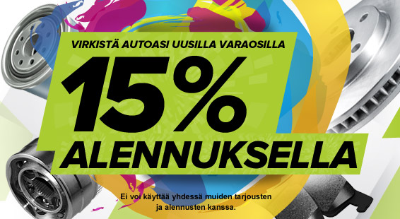 Parhaat tarjoukset: 15% alennuksen varaosat, että rakastat niin paljon